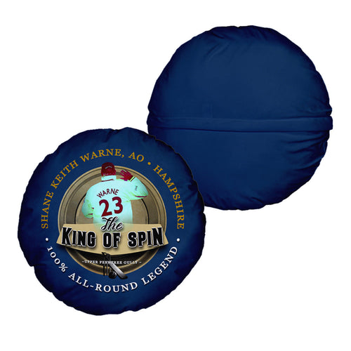 Hampshire Cricket Warne  - Legend Collection - Circle Cushion 14"