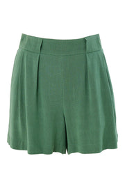 Hilton Linen Mix Shorts - Green