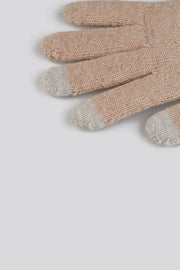 Hahn Cream Touch Screen Knitted Gloves