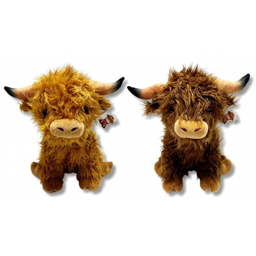 Hamish & Hetty 10" Highland Cow Plush Assortment   one supplied