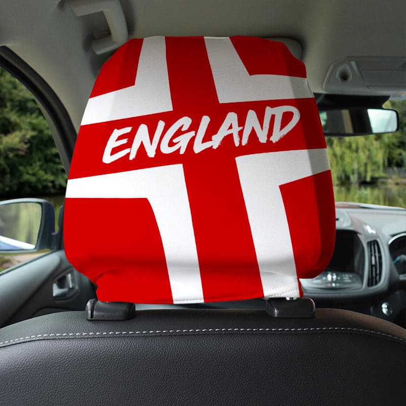 England St George Tilt - Pack of 2 Car Seat Headrest Covers