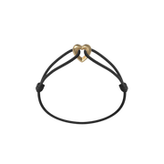 Golden Heart Cord Bracelet