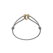Golden Heart Cord Bracelet
