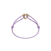 Golden Heart Cord Bracelet