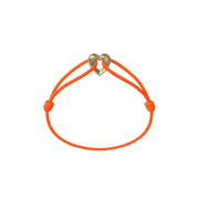 Golden Heart Cord Bracelet