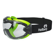 Hellberg 25535 Neon Plus ELC Anti-Fog/Scratch Safety Goggles