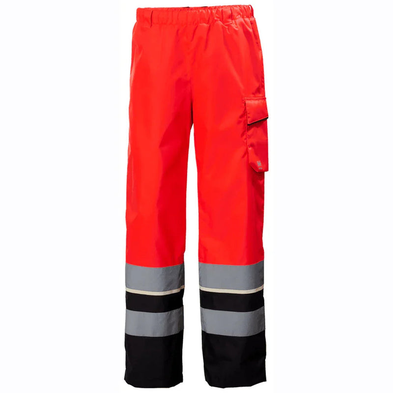 Helly Hansen 71187 UC-ME Waterproof Over Shell Pants Trousers Class 2, Red 4XL