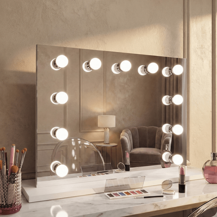 Hepburn Hollywood Mirror 80x60cm