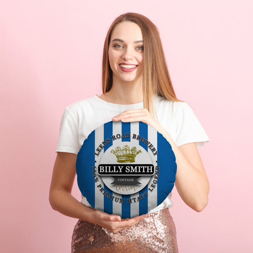 Huddersfield Billy Smith - Football Legends - Circle Cushion 14"