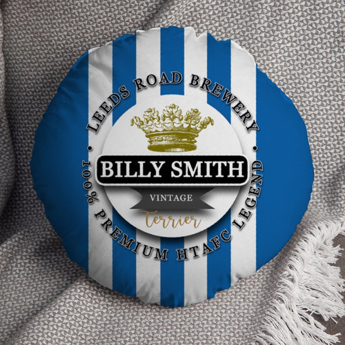 Huddersfield Billy Smith - Football Legends - Circle Cushion 14"