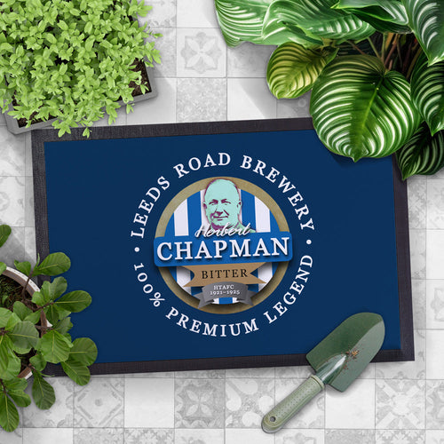 Huddersfield Chapman  - Football Legends - Door Mat -60cm X 40cm
