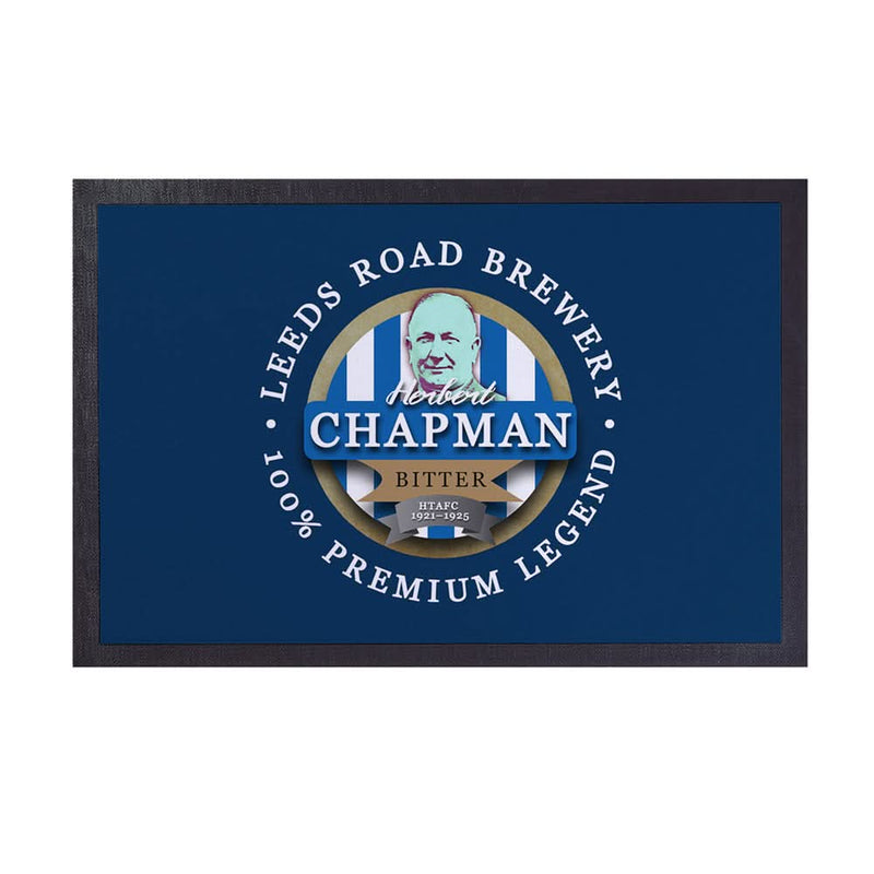 Huddersfield Chapman  - Football Legends - Door Mat -60cm X 40cm