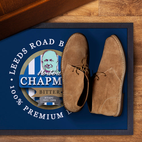 Huddersfield Chapman  - Football Legends - Door Mat -60cm X 40cm