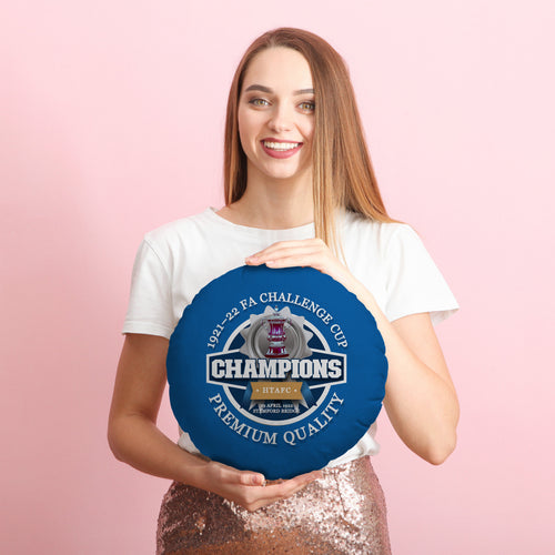 Huddersfield FA Cup - Football Legends - Circle Cushion 14"