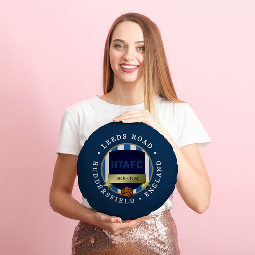 Huddersfield Road - Football Legends - Circle Cushion 14"