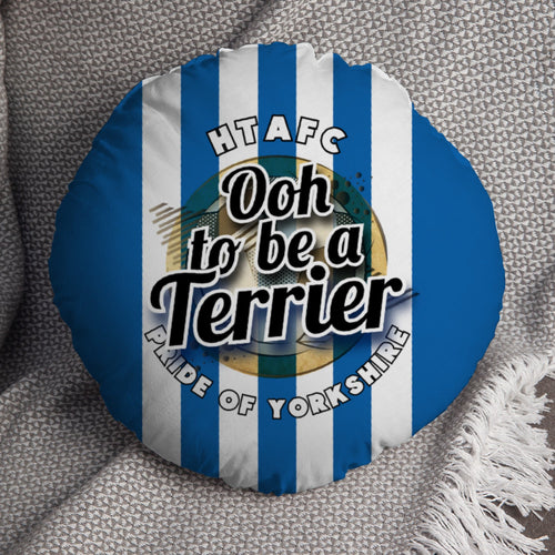 Huddersfield Ooh - Football Legends - Circle Cushion 14"