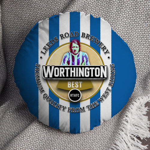 Huddersfield Worthington - Football Legends - Circle Cushion 14"