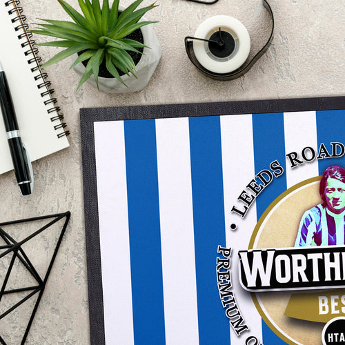 Huddersfield Worthington   - Football Legends - Door Mat -60cm X 40cm