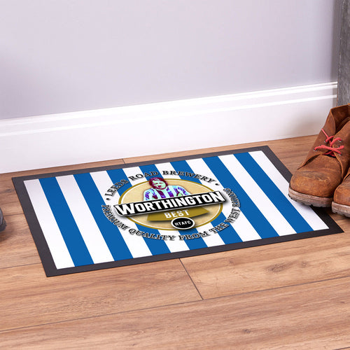 Huddersfield Worthington   - Football Legends - Door Mat -60cm X 40cm