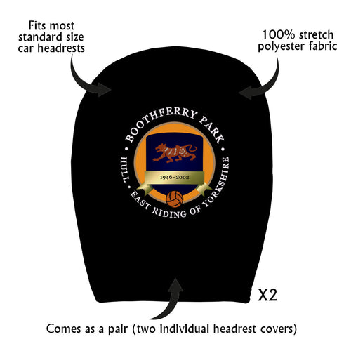 Hull Boothferry - Football Legends - Headrest Cover