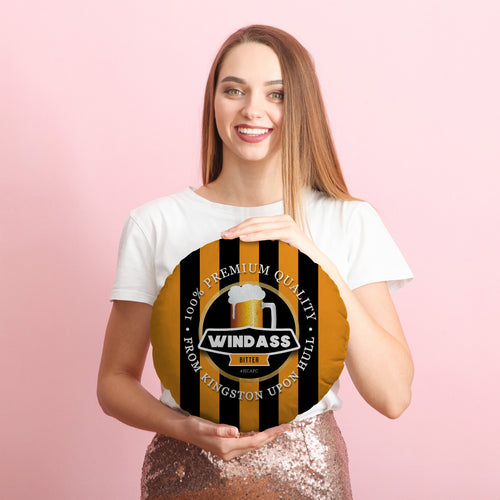 Hull Windass - Football Legends - Circle Cushion 14"