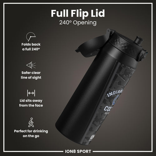 NFL x ION8 Insulated Steel Water Bottle, NFL Colts, 750ml (24oz)