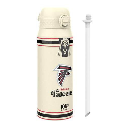NFL x ION8 Insulated Steel Water Bottle, NFL Falcons, 750ml (24oz)