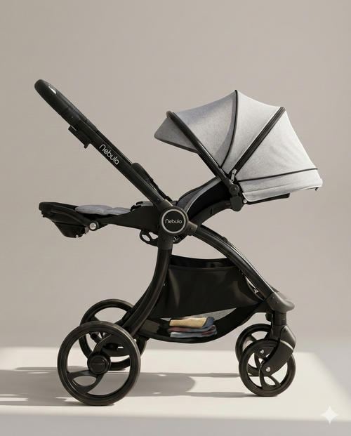 Nebula Pushchair Bundle - 5 Piece Set - Cool Grey