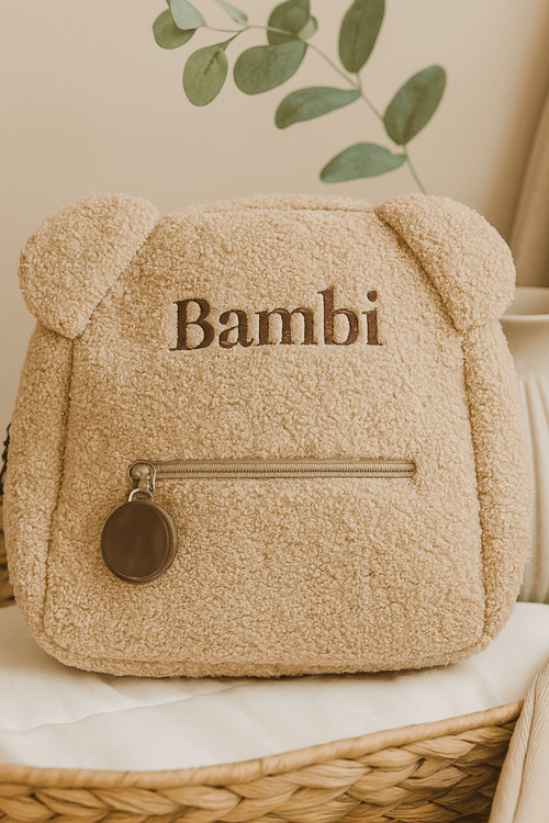The Bear Backpack Bag Personalised