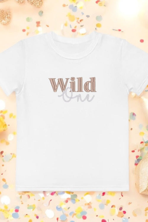 Wild ONE 1st Birthday T-Shirt Personalised