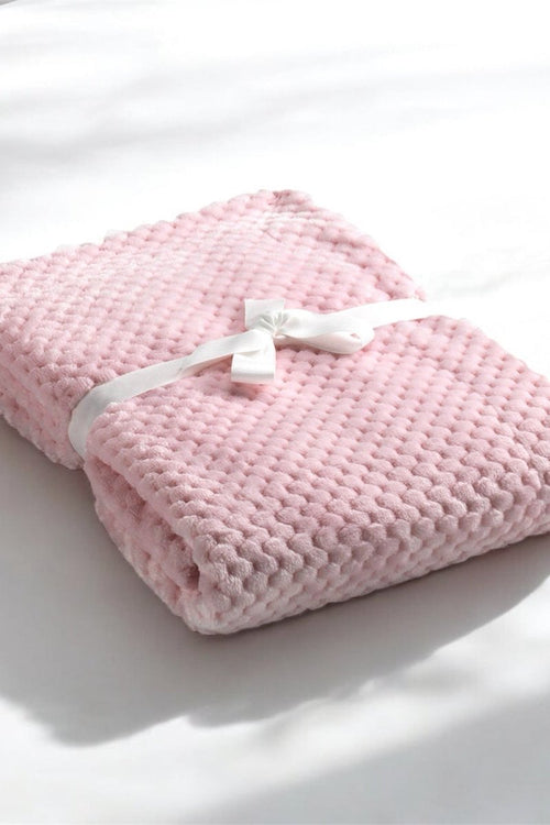 Cocole (Pink) Personalised Microfibre Soft Baby Blanket