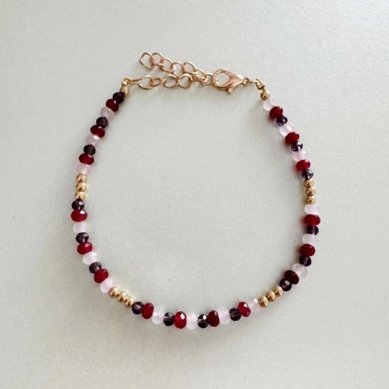 Chaya Amethyst Beaded Bracelet