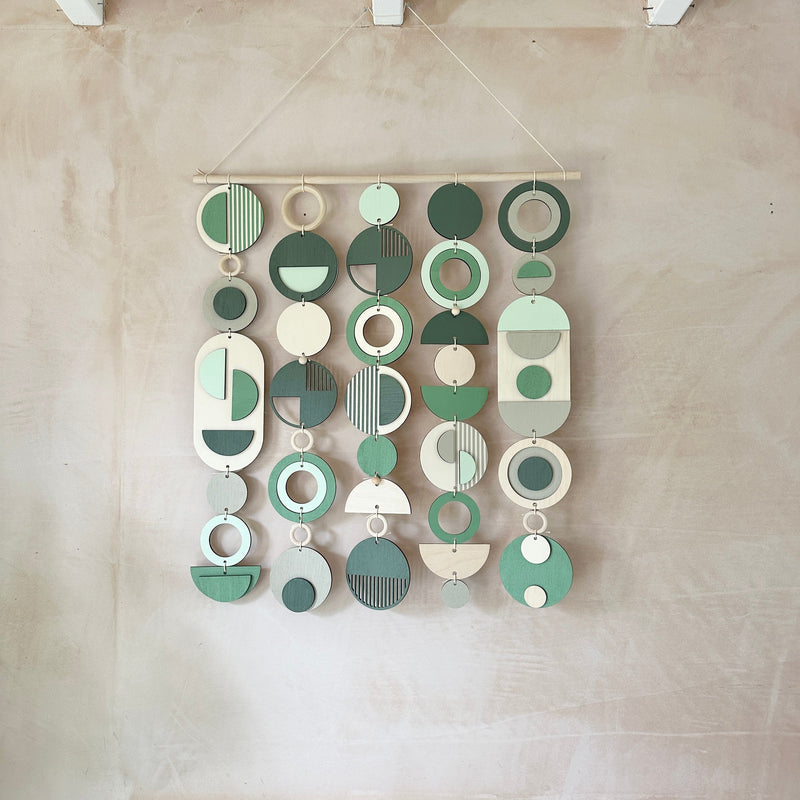 Green Wall Art - Home Decor - Modern Wall Art  - Large Centre Piece Art - Wall Tapestry