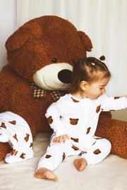 Dreamy Bear Bamboo & Organic Cotton Zip Sleepsuit One Piece