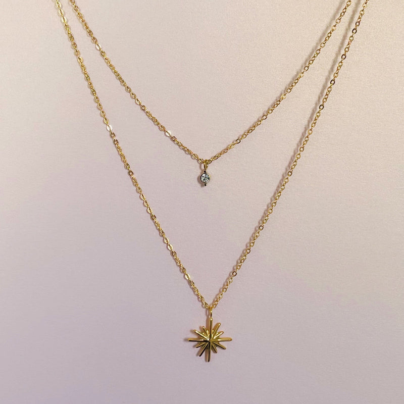 Angelique Luxe 18k Gold Plated Necklace
