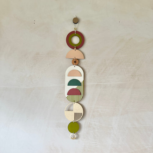 Eclectic Wall Hangings - Geometric Wall Art - Luxury Wall Decor - Mid-Century Home Decor - Slim Long Wall Tapestry