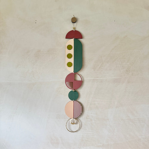 Eclectic Wall Hangings - Geometric Wall Art - Luxury Wall Decor - Mid-Century Home Decor - Slim Long Wall Tapestry