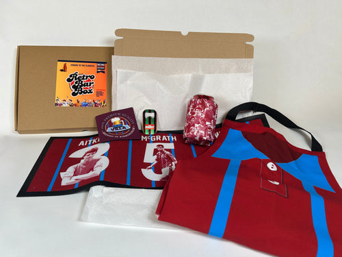 Aston Villa Football BBQ Box Bundle | Retro Man Cave Set