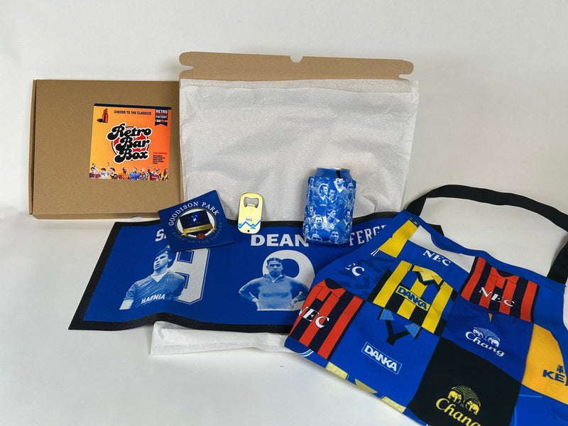 Everton Football BBQ Box Bundle | Retro Man-Cave Set