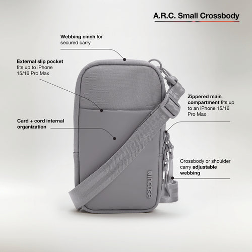 InCase A.R.C. Small Crossbody Bag With ReSpun 100% Recycled Polyester