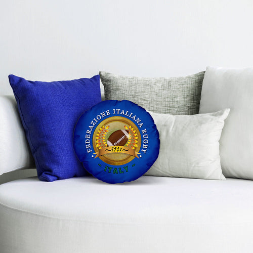 Italy Rugby Union 1928  - Legend Collection - Circle Cushion 14"