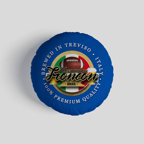 Italy Rugby Union Troncon  - Legend Collection - Circle Cushion 14"