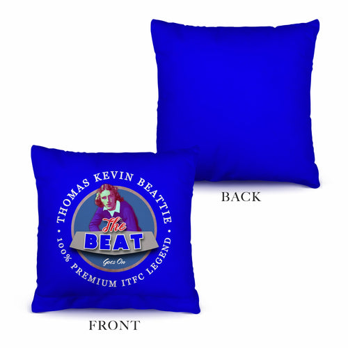 Ipswich Kevin Beattie - Football Legends - Cushion 10"