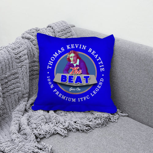 Ipswich Kevin Beattie - Football Legends - Cushion 10"