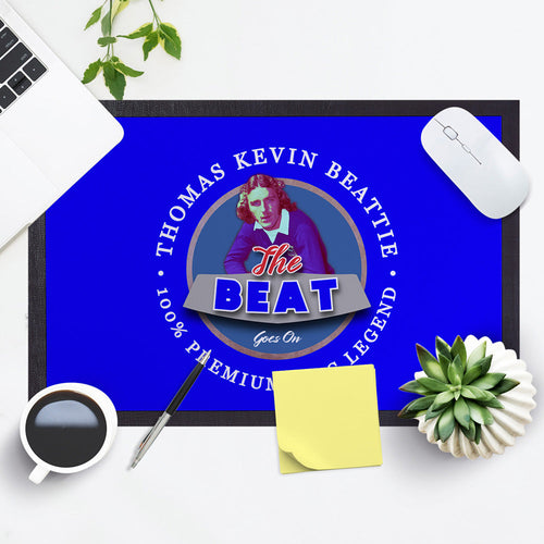 Ipswich Kevin Beattie  - Football Legends - Door Mat -60cm X 40cm