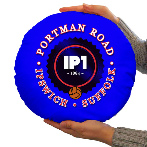 Ipswich Portman Road - Football Legends - Circle Cushion 14"