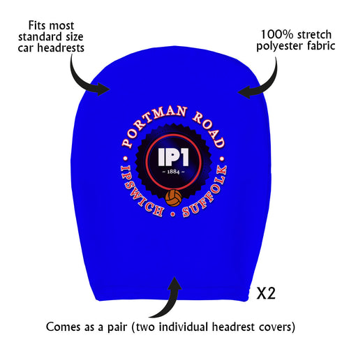 Ipswich Portman Road - Football Legends - Headrest Cover