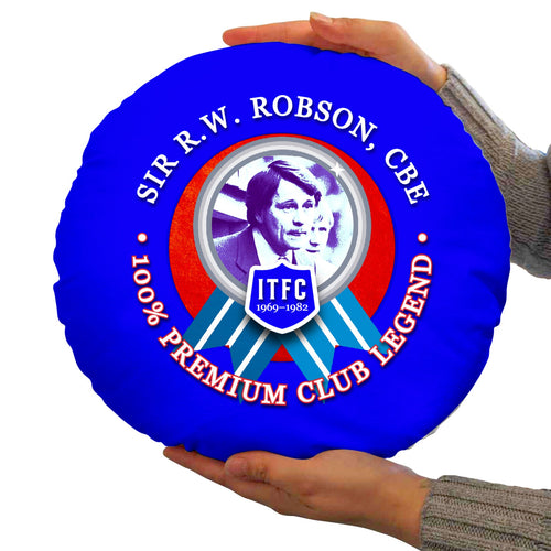 Ipswich Robson - Football Legends - Circle Cushion 14"