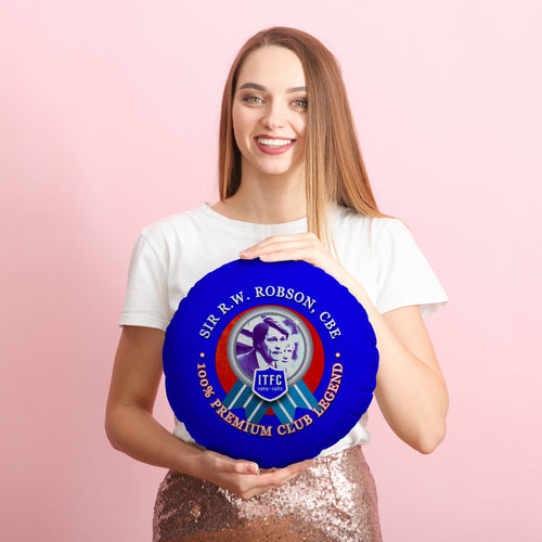Ipswich Robson - Football Legends - Circle Cushion 14"