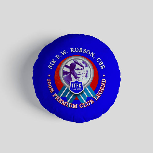 Ipswich Robson - Football Legends - Circle Cushion 14"